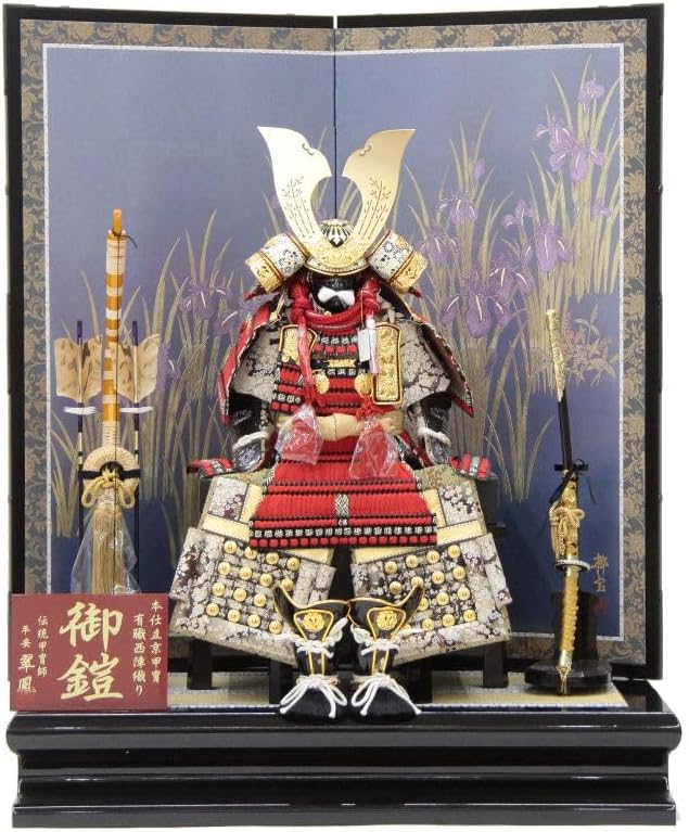 五月人形 鎧 平飾り 7号（245to0994）翠鳳 ym1078（gk137/yb1101